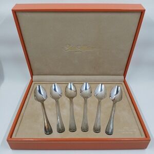 Saint Hilaire Paris Demitasse Espresso Moka Coffee Spoons Set Of 6 Silver Box